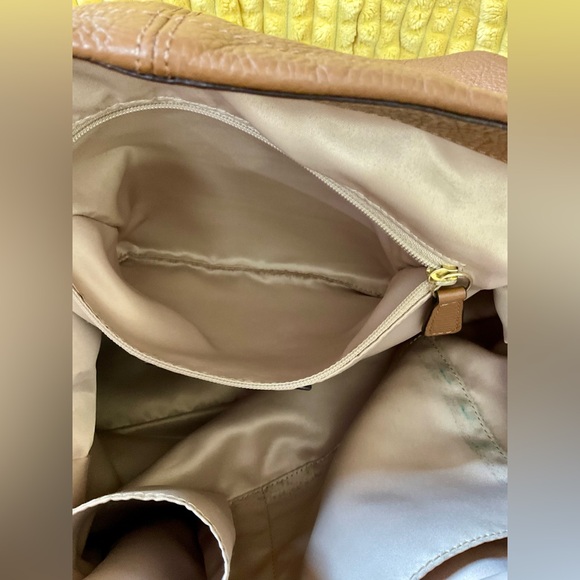 COACH Avery Tan Pebble Leather Hobo Shoulder Bag with Gold Hardware MSRP $398! - Picture 15 of 16